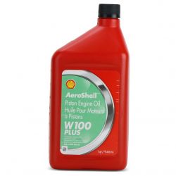 Aeroshell W100 Plus Aviation Oil - Single Quart
