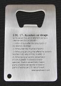 AeroPhoenix "Bottle-to-Throttle" Bottle Opener with FAR §91.17