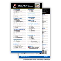 Qref Checklist - Card Version - Garmin Nuvi 500 Series