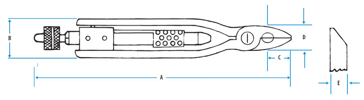 Milbar Safety Wire Twister Pliers